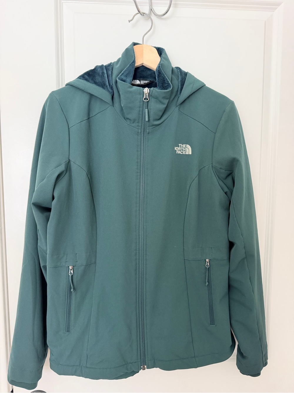 The North Face Shelbe Raschel Forest Green WindWall Hoodie